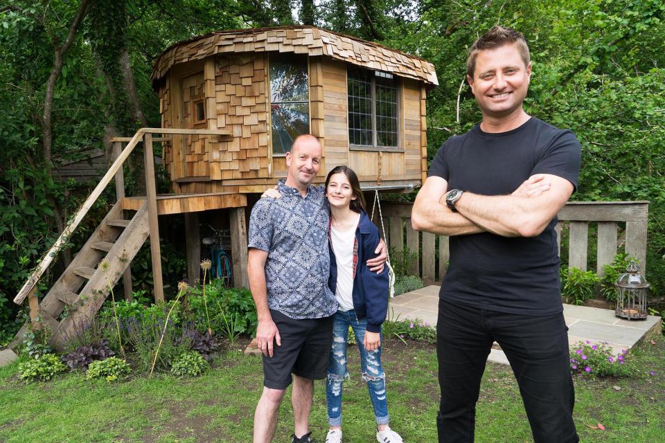 George Clarke with shed of the year 2017